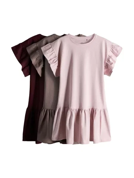 The Set Rochie / roz deschis / roșu bordeaux gri