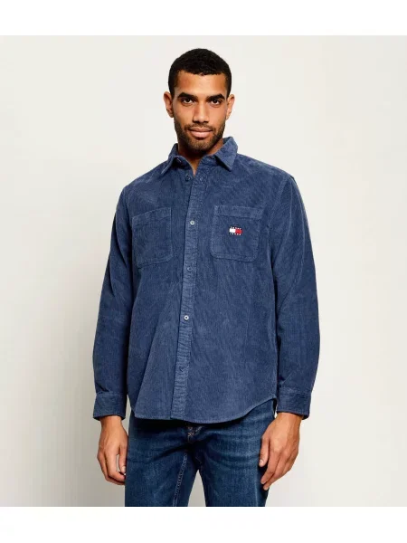Tommy Jeans Cămașă | Relaxed fit | catifea reiată