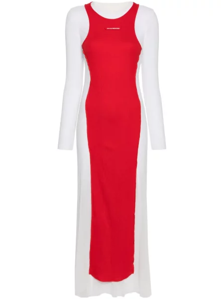 Rochie maxi Jean Paul Gaultier de costum roșu