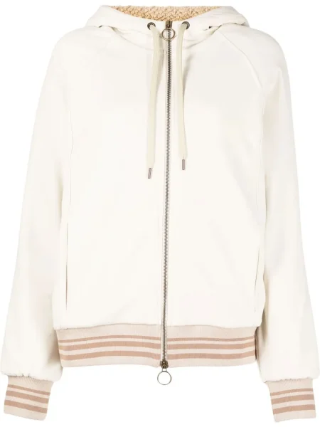 Sznurek ściągający kurtka bomber Eleventy z kapturem