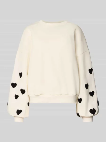 Bluza o kroju relaxed fit z mieszanki bawełny model ‘MACY’ Only biała