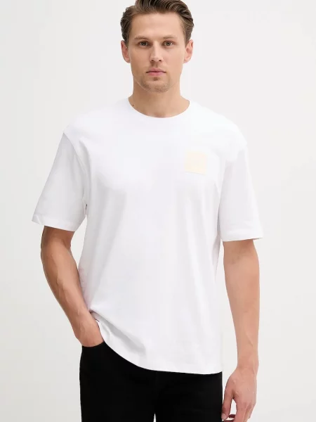 Тениска Guess с апликация бяло