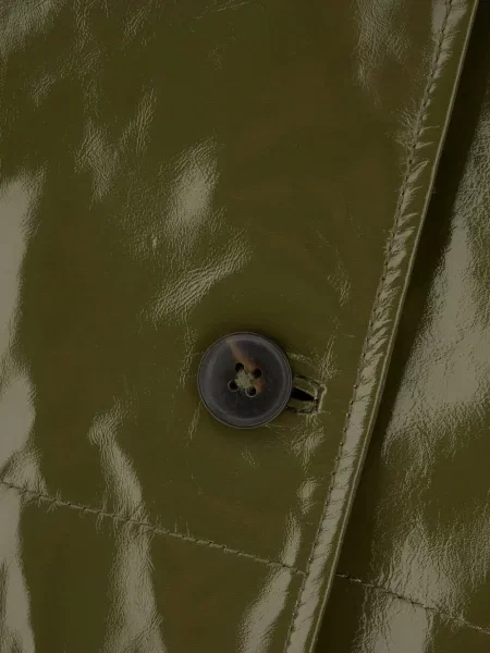 Kurtka skórzana Paul Smith zielona