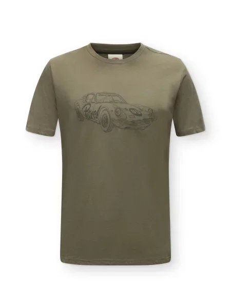 Petrol Industries Tricou metalic / oliv gri