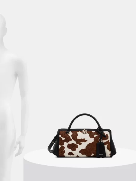Замшевая сумка через плечо Guess
