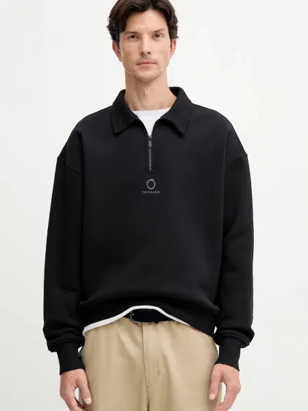 Суитчър Trussardi с принт черно