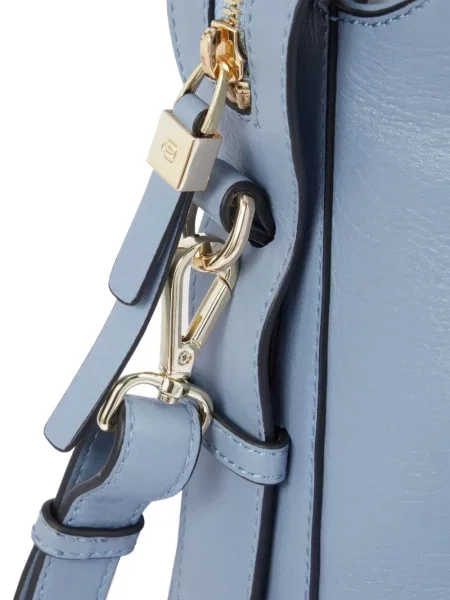 Torba na laptopa Piquadro skórzana niebieska