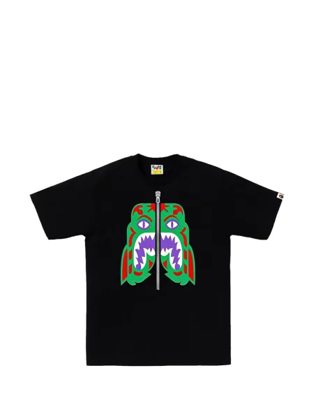 Tricou A Bathing Ape® cu dungi de tigru negru
