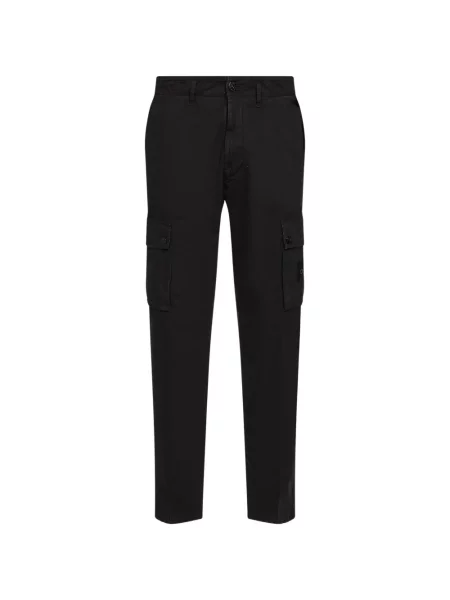 Pantaloni Stone Island cu strasuri negru