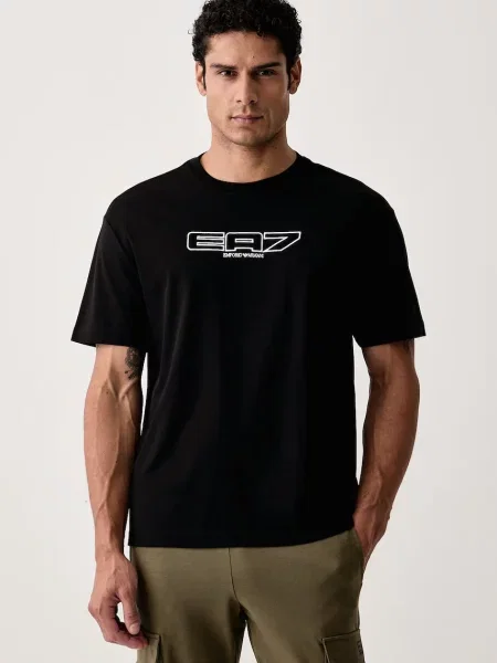 Emporio Armani tricou pentru bărbați din negru