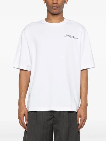 Tricou Off-white scurt alb