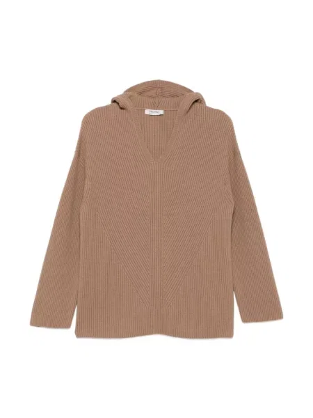 Sweter Max Mara wełniany beżowy