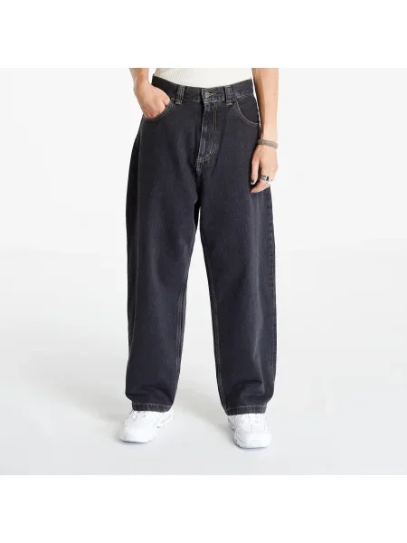 Farmer Carhartt WIP Brandon Pant Black Stone Washed XS fekete