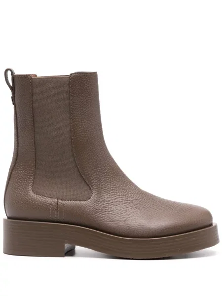 Botine chelsea Casadei maro
