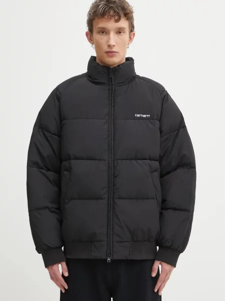 Jachetă Carhartt WIP Nebraska Jacket UNISEX Black/ White M alb