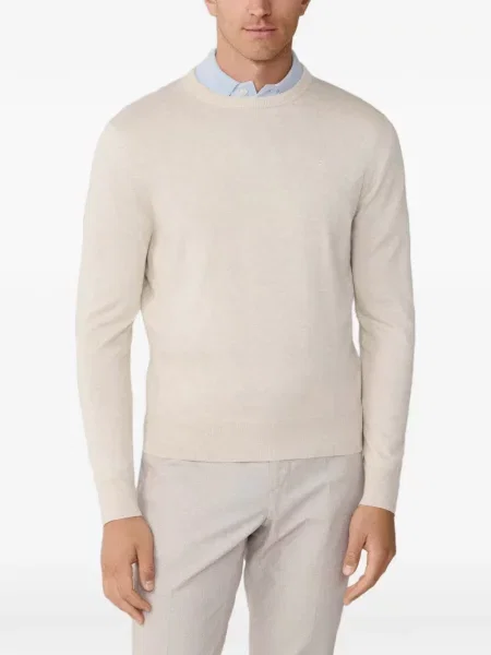 Pulover Hackett London cu decolteu rotund cu autograf