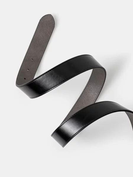 Шкіряний ремінь U.S. Polo Assn. Marshal чорний