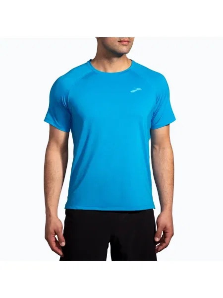Мъжка тениска за бягане Brooks Atmosphere cerulean синьо