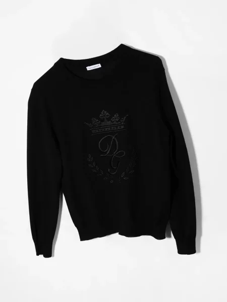 Sweter dziecięcy Dolce And Gabbana czarny
