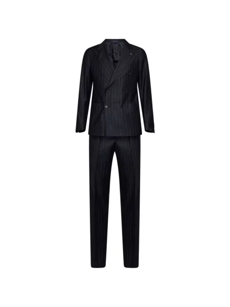 Costum Tagliatore cu două rânduri de nasturi albastru