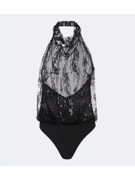 Body Staud cu gât halter negru