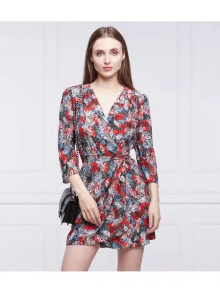 The Kooples De mătase rochie roșu