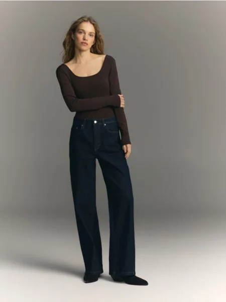 Bluză Reserved maro