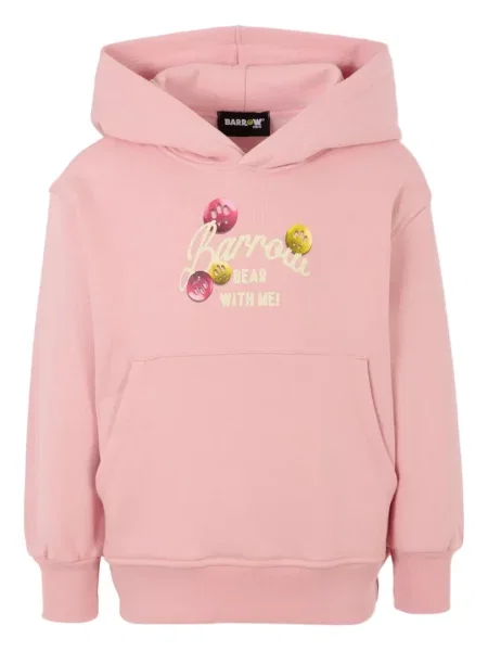 Bluza z kapturem dziecięca Barrow różowa