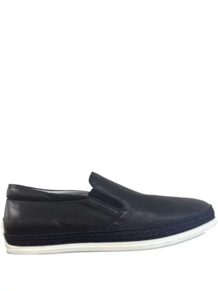 Pantofi loafer Tod's din piele slip-on albastru