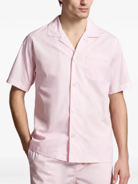 Pijamale Polo Ralph Lauren cu autograf cu dungi din piele negru