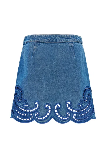 Mini sukně Ulla Johnson modrá