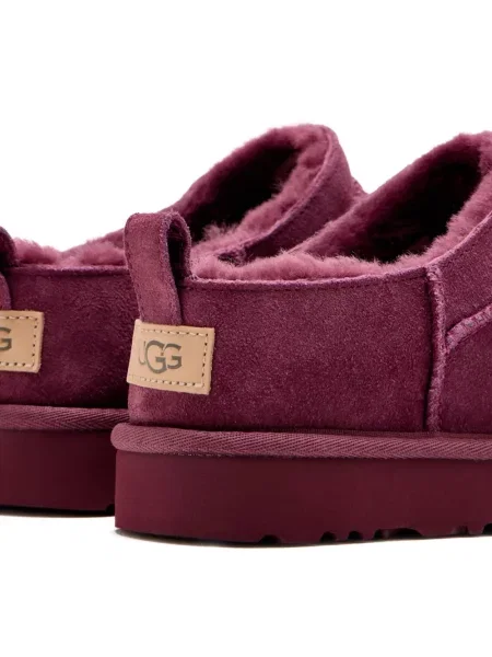 Papuci de casă Ugg din piele de căprioară roz