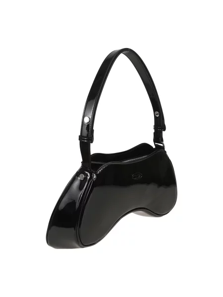 Torebka skórzana Diesel skórzana czarna