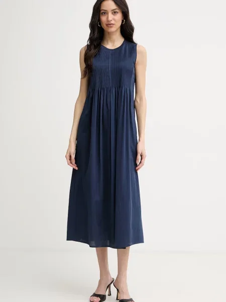 Weekend Max Mara rochie de vară din RICORDO albastru