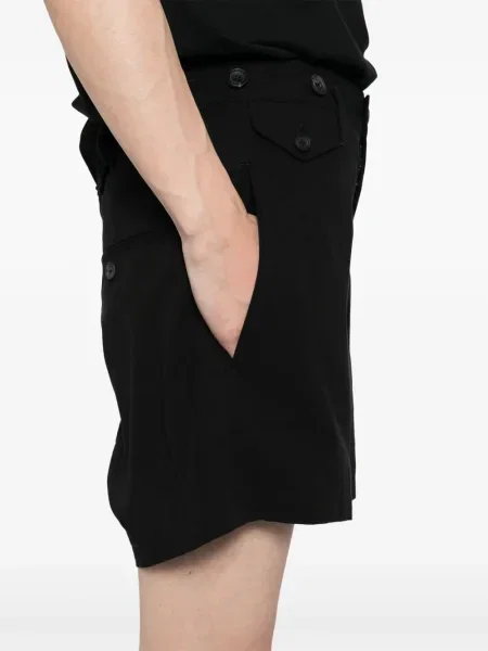 Pantaloni scurți Yohji Yamamoto negru