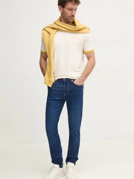 Кофта Pepe Jeans DAMIAN CREW однотонна жовтий