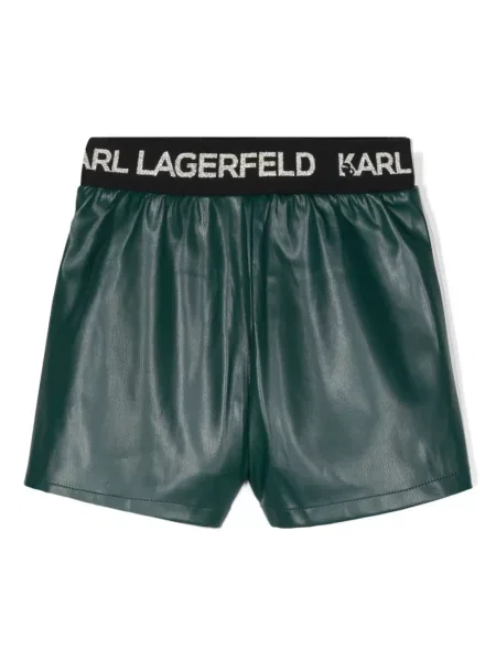 Szorty dziecięce Karl Lagerfeld zielone