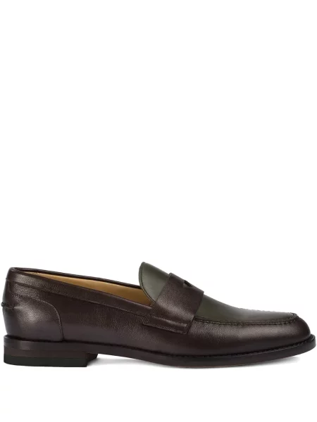 Pantofi loafer Doucal's din piele maro