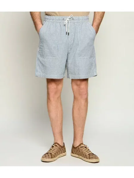 Guess Jeans Pantaloni scurți | cu adaos de in albastru