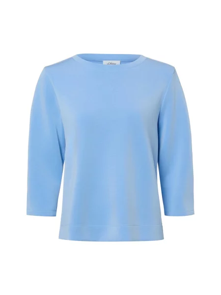 Bluza o kroju comfort fit z mieszanki modalu S.oliver Red Label niebieska