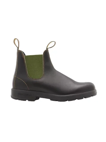 Sztyblety Blundstone skórzane zielone