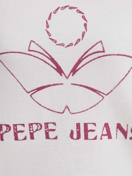 Кофта Pepe Jeans Lorelai з принтом бежевий