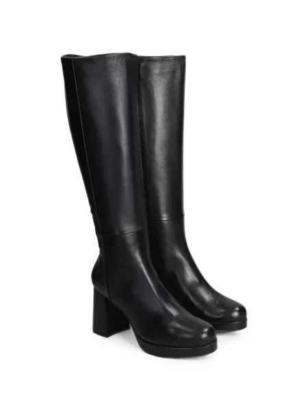 Cizme The Seller cu platformă negru