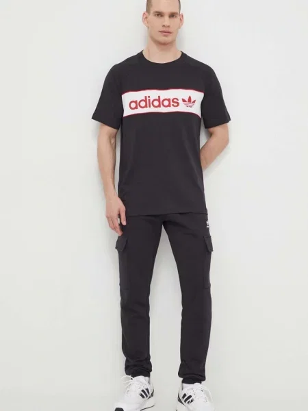 Тениска adidas Originals Archive черно