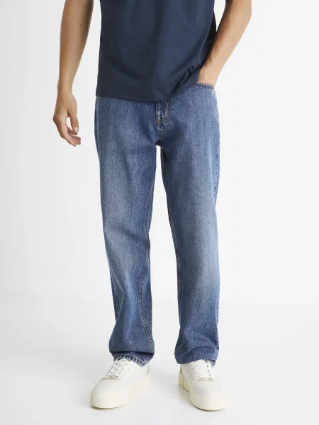 Pantaloni Celio albastru