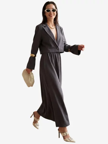 My fashion Obleka za doma Zweiteiliges Set antracit