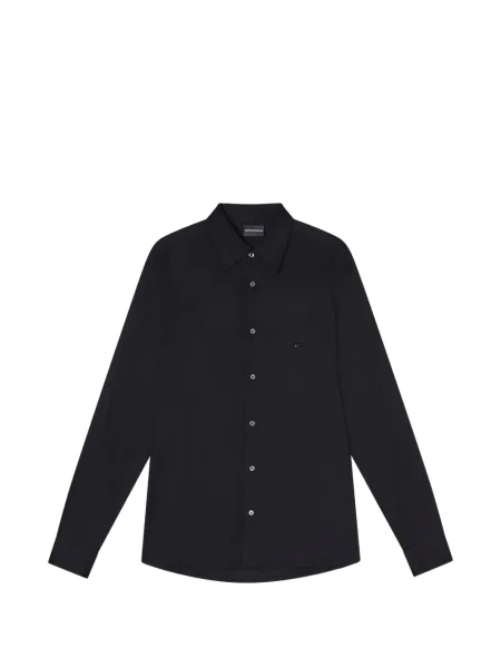 Košeľa Emporio Armani čierna