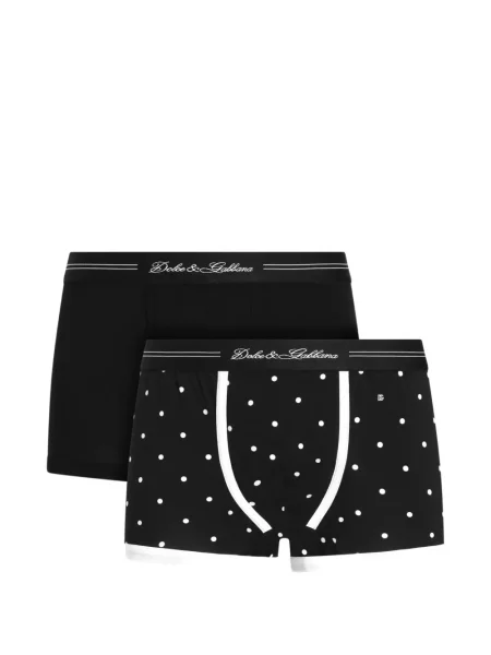 Boxeri Dolce & Gabbana din jerseu negru