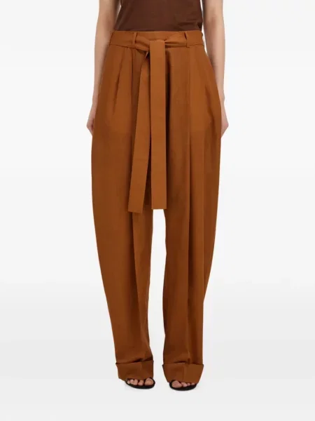Pantaloni Ferragamo maro