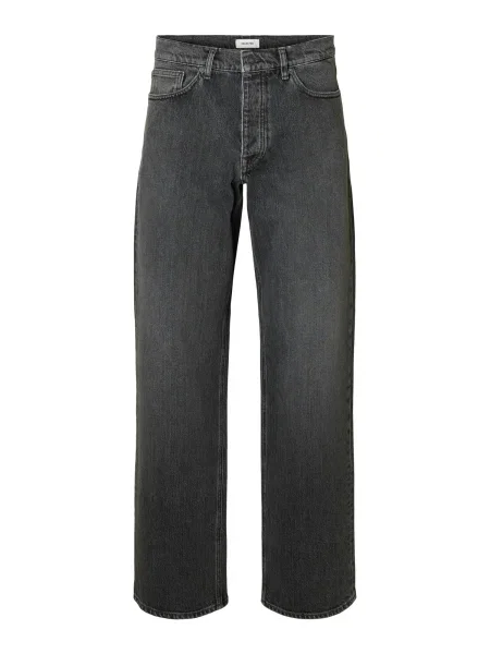 SELECTED Džíny KORI džínová šedá